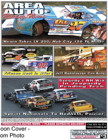 Area Auto Racing News on Area Auto Racing News Cover Photo By Cliff Moon  Bottom